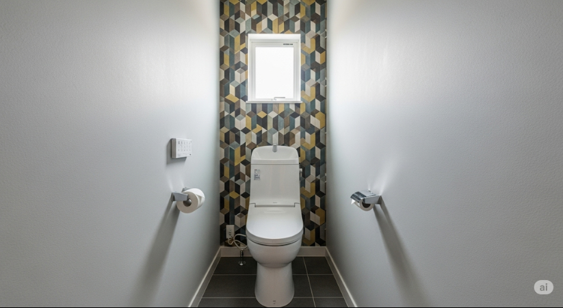 狭いトイレを広く見せる壁紙選びの基本！色やアクセントクロスの選び方