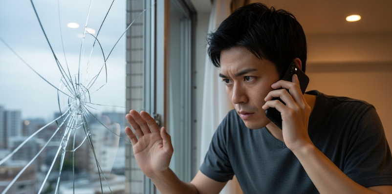窓ガラスの熱割れの見分け方と主な原因とは？冬にも起こる原因