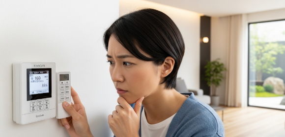 エコキュートからお湯が出ない！エラーなしの原因と対処法