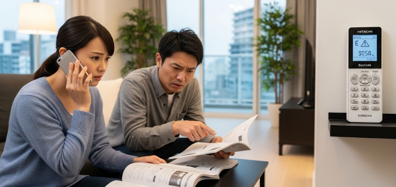 日立エコキュートのエラーが解除ができない時の対処法｜エラー31や壊れる前兆とは
