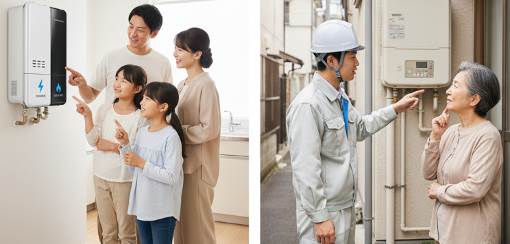 ハイブリッド給湯器で後悔・失敗しないための選び方3選