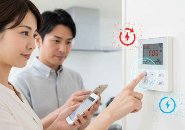 三菱エコキュートのエラー強制解除の正しい手順とやり方