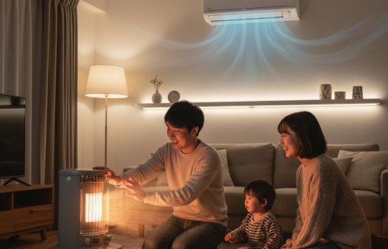 石油ファンヒーターとエアコンどちらが経済的？賢い使い方と裏技