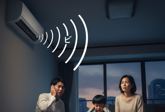 エアコンつけてないのに音がカタカタ！主な原因と一番多い音鳴りは？