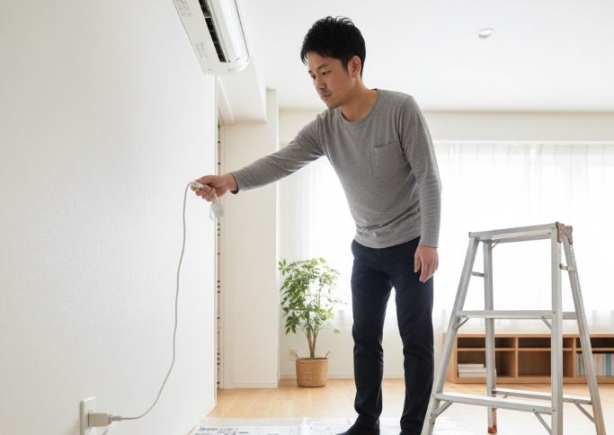 エアコンの黒い粉を自分で掃除するやり方と手順