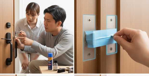 玄関ドアが閉まりにくいラッチの主な原因