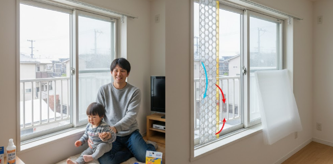 ポリカーボネートを窓に貼るDIYと注意点