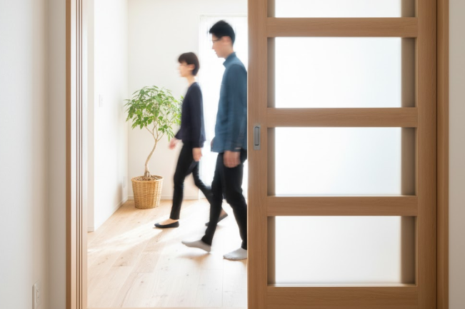 ドアが床に擦れるけど調整が困難なケース