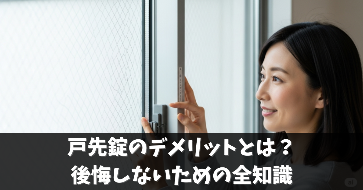 戸先錠のデメリットとは？後悔しないための全知識