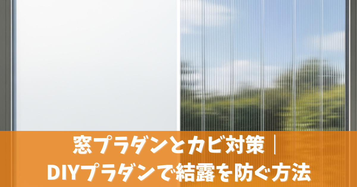 窓プラダンとカビ対策｜DIYプラダンで結露を防ぐ方法