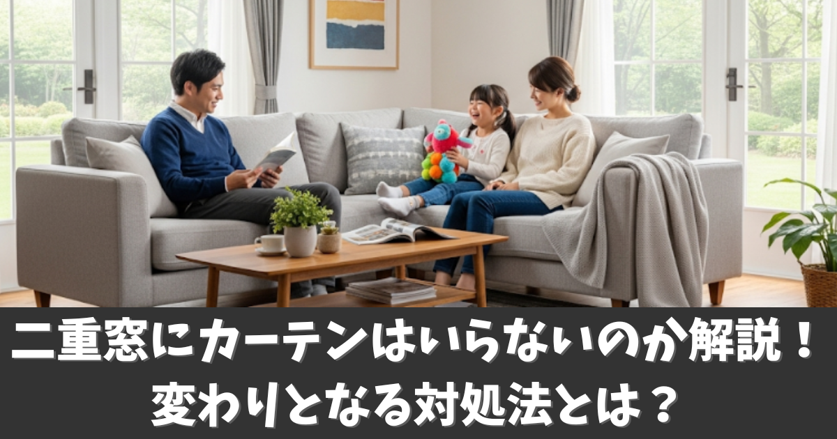 二重窓にカーテンはいらないのか解説！変わりとなる対処法とは？