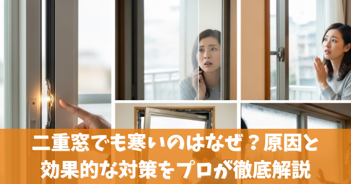 二重窓でも寒いのはなぜ？原因と効果的な対策をプロが徹底解説
