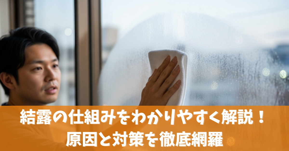 結露の仕組みをわかりやすく解説！原因と対策を徹底網羅