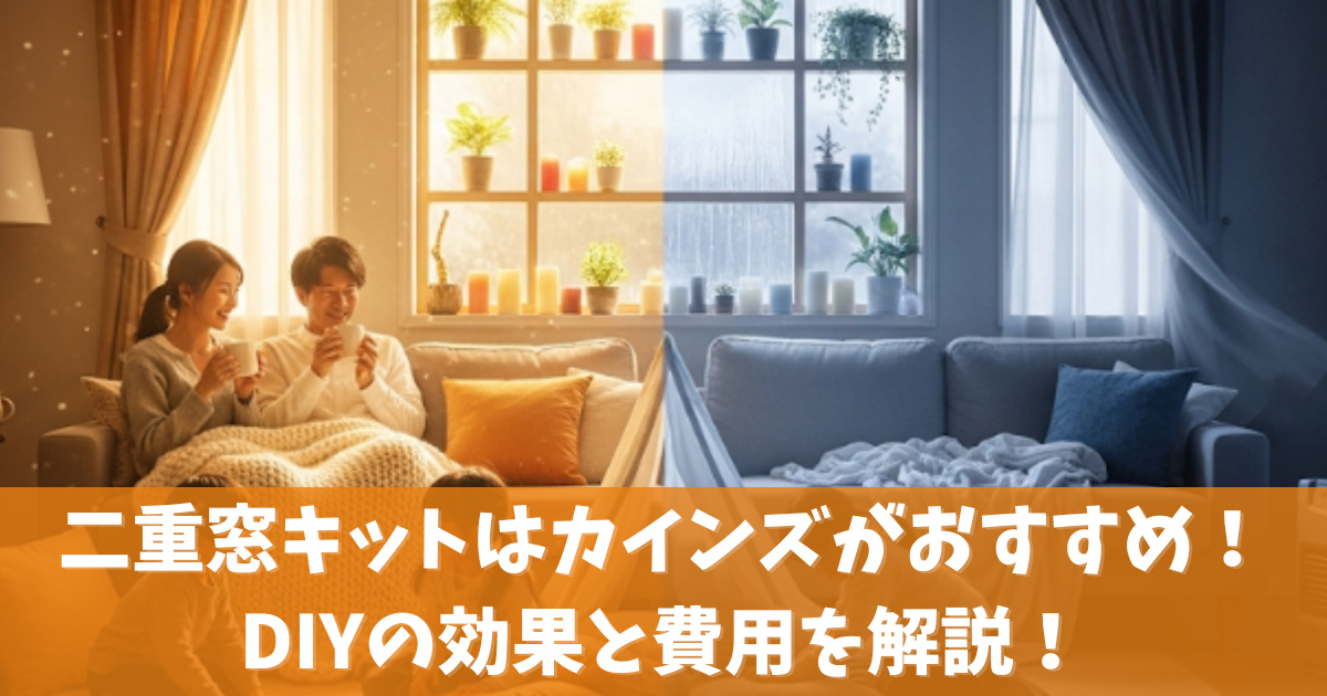二重窓キットはカインズがおすすめ！DIYの効果と費用を解説！