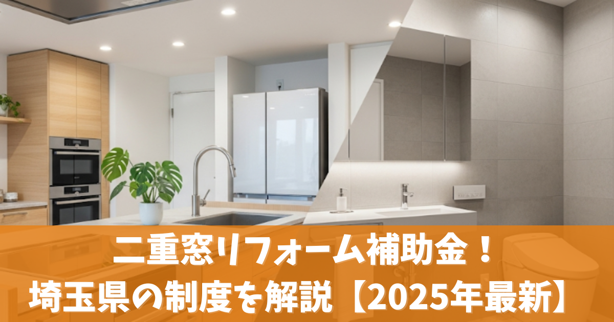 二重窓リフォーム補助金！埼玉県の制度を解説【2025年最新】