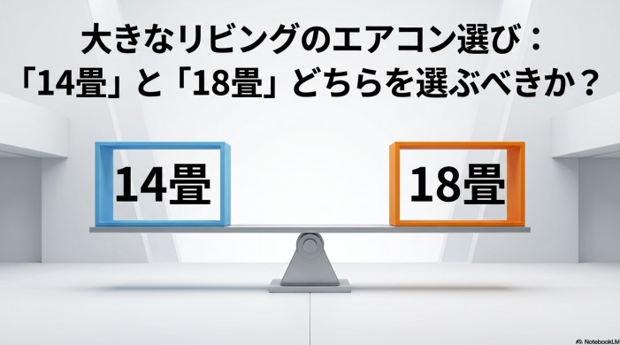 エアコン14畳と18畳はどっちを選ぶべき？違いや電気代を
